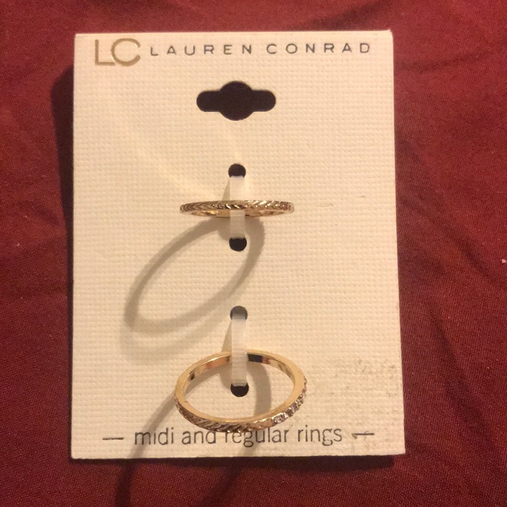 NWT LC Lauren Conrad Midi & Regular Rings